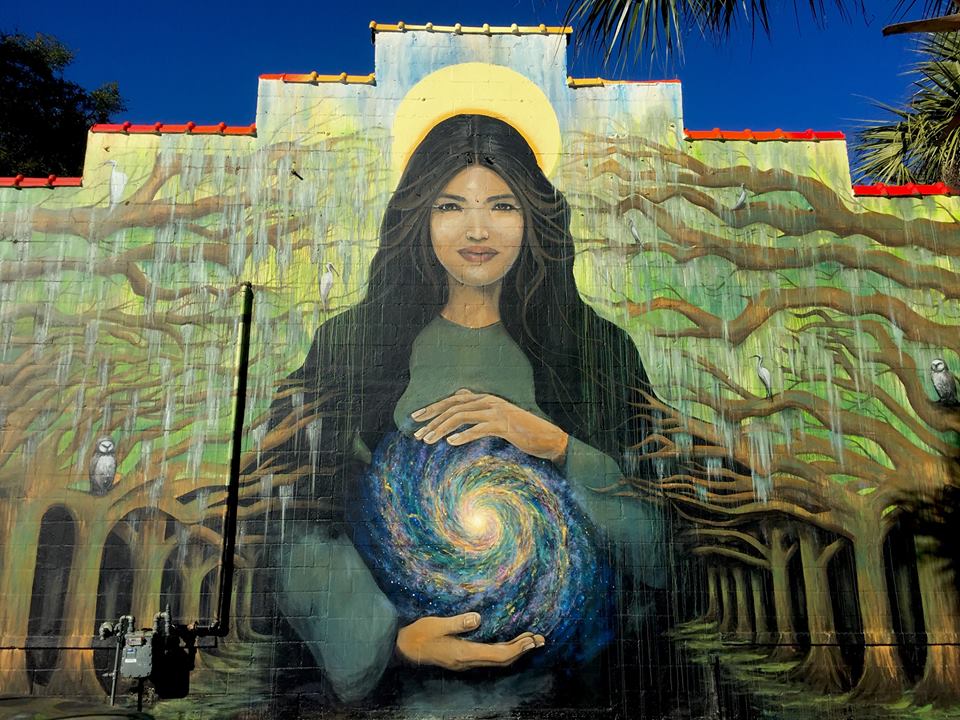 "The Center of It All" Mural - Carrie and Jesus Martinez
